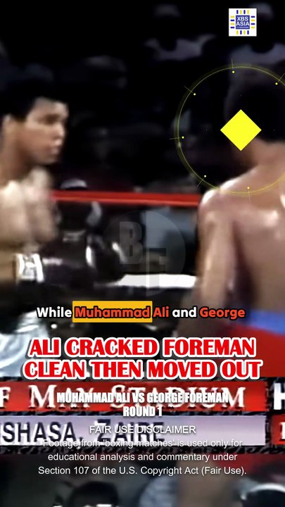 Muhammad Ali HIT George Foreman CLEAN then SLIPPED AWAY
