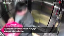 Asansöre tuvaletini yapan kuryeye asansörü temizlettiler