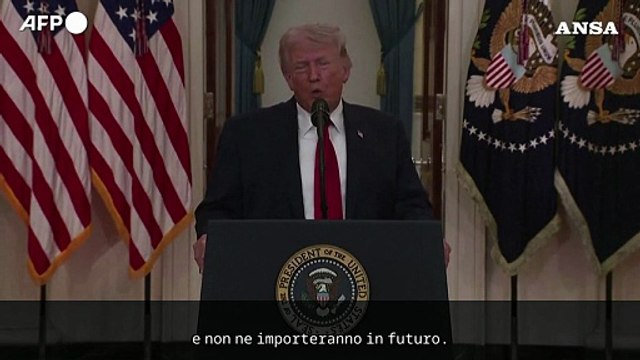 Trump: Colpiremo duramente l'Iran, lo riporteremo all'eta' della pietra