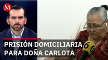Doña Carlota obtiene prisión domiciliaria tras salir del penal de Chalco