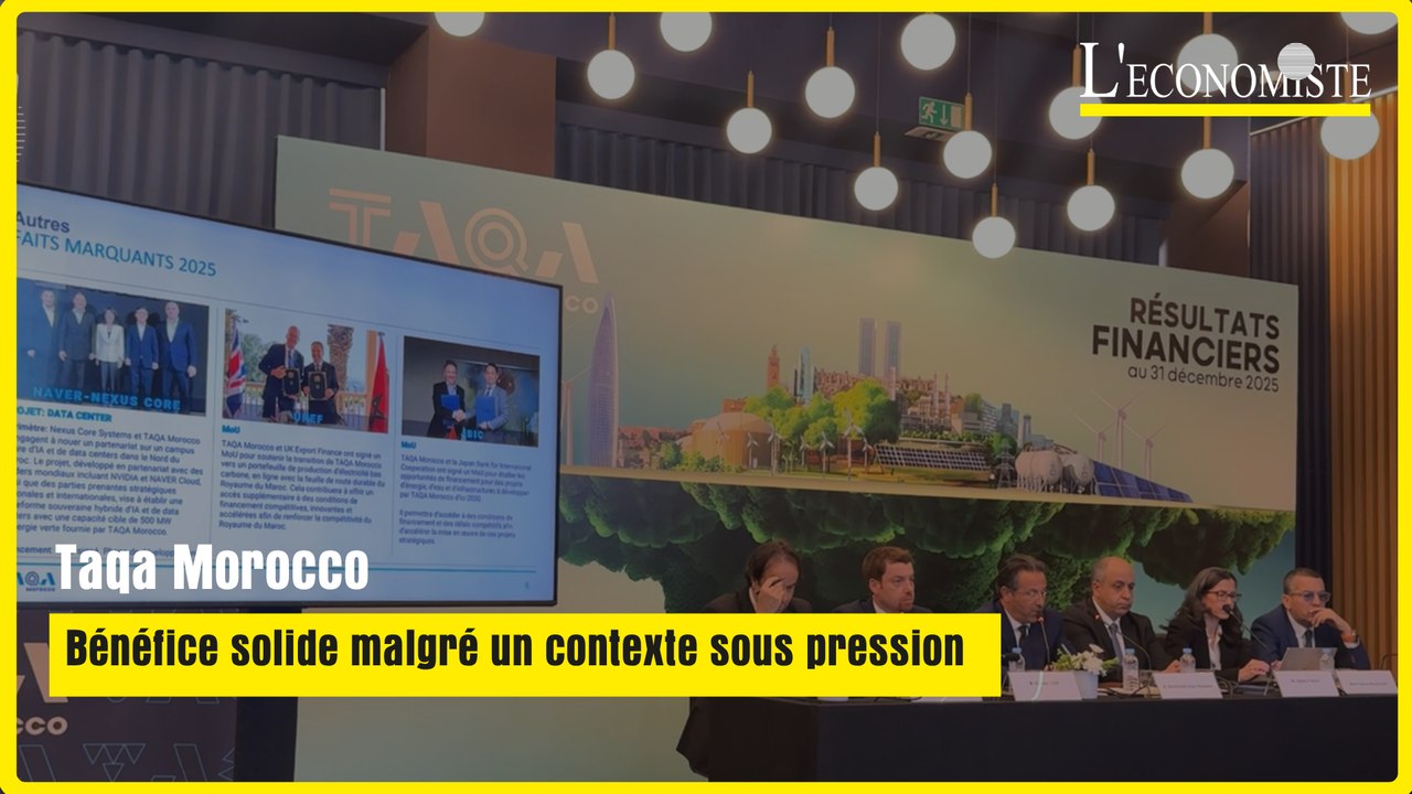 Taqa Morocco : bénéfice solide malgré un contexte sous pression