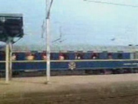 Serquigny (arrivée du pullman orient express)