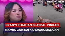 Nyanyi  Rebahan di Aspal, Aksi Ekstrem Pinkan Mambo Cari Nafkah Jadi Omongan
