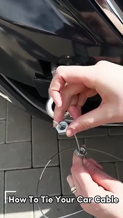 How to tie your car cable the right way!