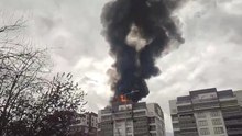 Bursa'da apartmanda yangın; mahsur kalanlar kurtarılıyor