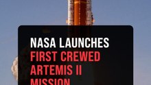 NASA launches four astronauts on world's first crewed lunar mission in half a century