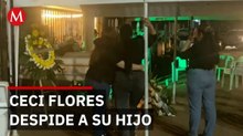 Despiden en Sonora al hijo de Ceci Flores tras confirmación de identidad