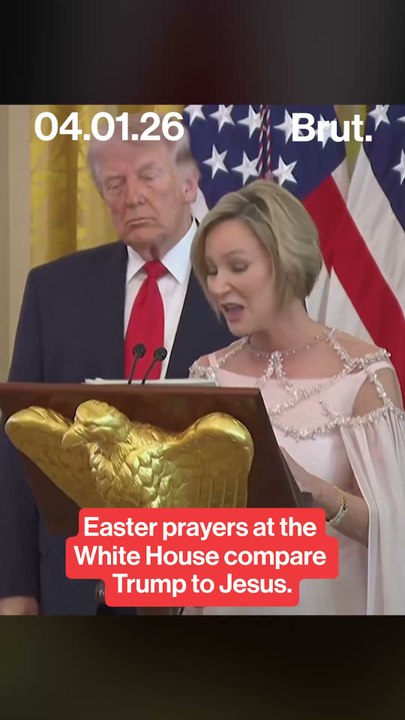 Easter prayers at the White House compare Trump to Jesus.
