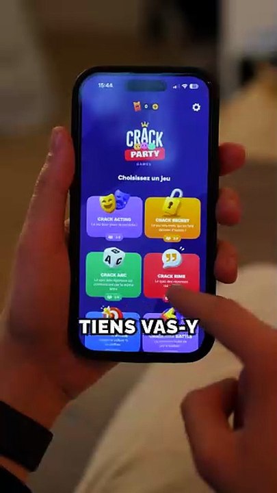 Passe une soirée entre potes avec Crack Party Games