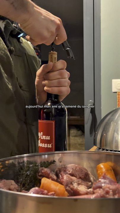 Bourguignon de sanglier CorseUn ami m’a rapporté quelques morceaux de sanglier et on a fait sa recette classique de famille qui peut s’apparenter à un bourguignon. #RecetteFacile #FoodFrançaise #CuisineMaison #Yeschefffffff