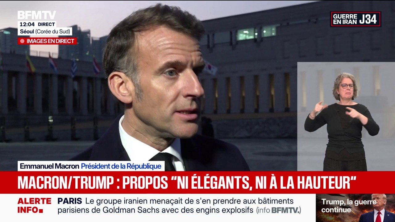 Guerre au Moyen-Orient: libérer le détroit d'Ormuz par la force est "irréaliste" selon Emmanuel Macron