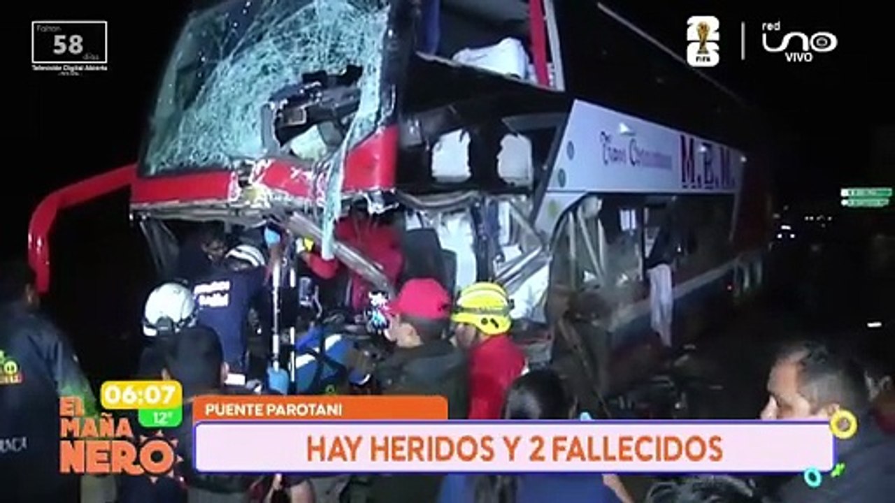 flota y camión chocaron