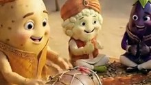 Funny Vegetable Band Playing Dhol in Village 🎶🥔