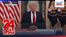 U.S. Pres. Trump sa kanilang layunin sa giyera sa Iran - It’s nearing completion | 24 Oras