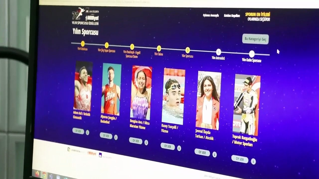 Türk sporunun oscar gecesi! 72. AXA Sigorta Milliyet Yılın Sporcusu Ödülleri sahiplerini buluyor