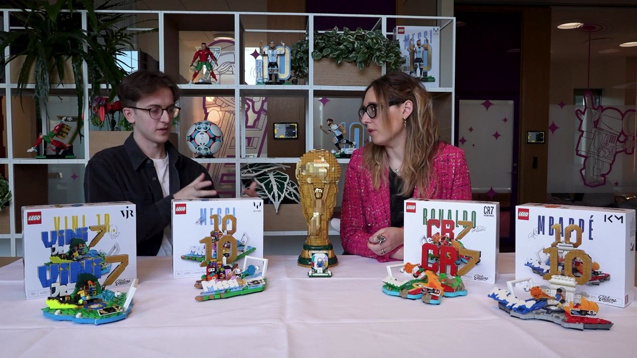 LEGO launches sets celebrating Mbappe, Messi, Ronaldo and Vini Jr for World Cup