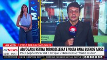 Ré por injúria racial volta à Argentina após retirar tornozeleira