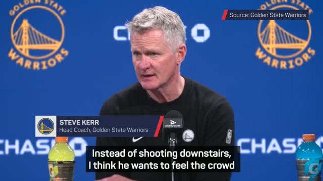 Kerr provides positive update on Steph Curry's fitness
