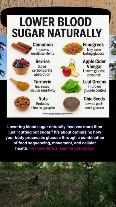 lower blood sugar naturally