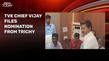 Vijay files second nomination from Trichy, challenges Stalin in DMK stronghold