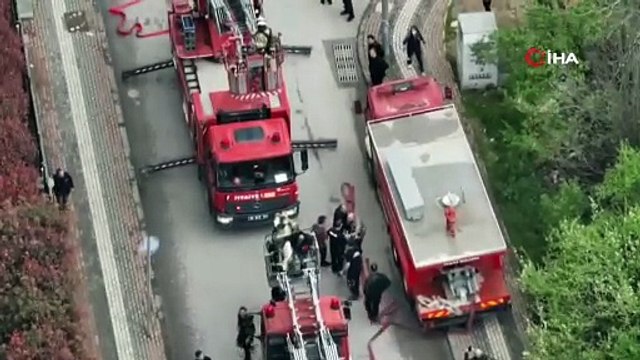 Bursa’da yangında can pazarı dron kamerasında: Mahsur kalanları alevler arasından böyle kurtardılar