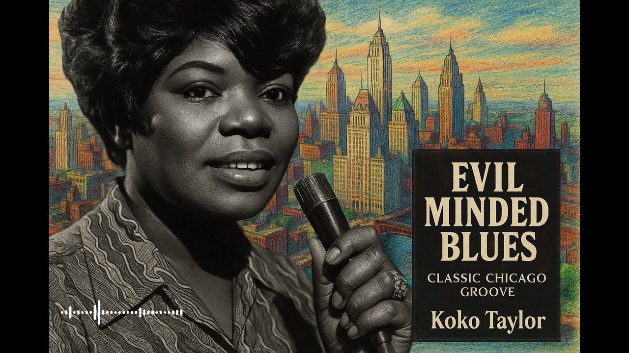 🎤 Koko Taylor Style Blues | Evil Minded Chicago Blues Powerful Vocal Vibes