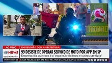 99 diz ter desistido de operar serviço de moto por app em SP