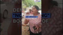 Woman Smokes at Delhi’s Connaught Place, Argues With Police | Viral #Shorts