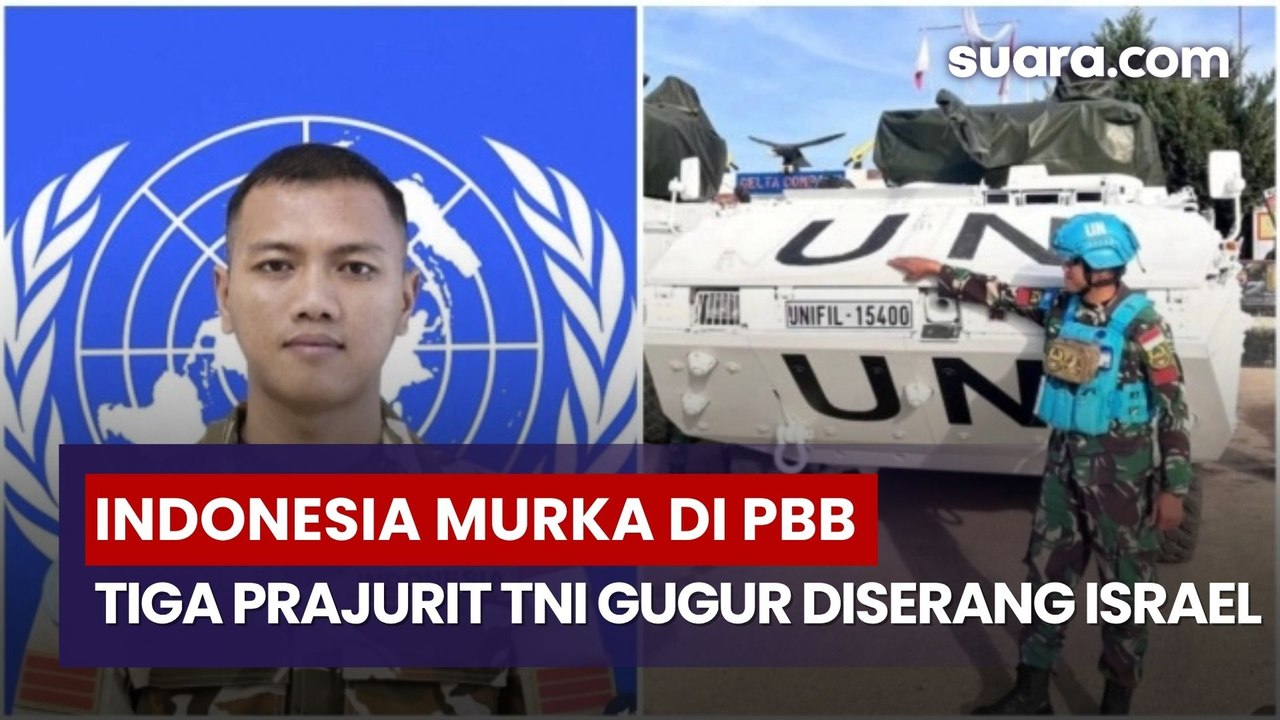 Indonesia Murka di PBB, Tiga Prajurit TNI Gugur Akibat Serangan Israel