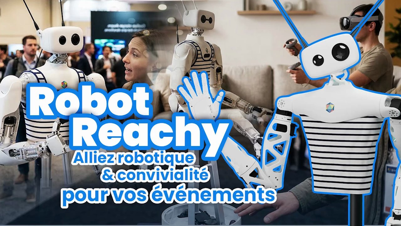 Vivez l'expérience Reachy 2 : l'excellence de la robotique humanoïde française !