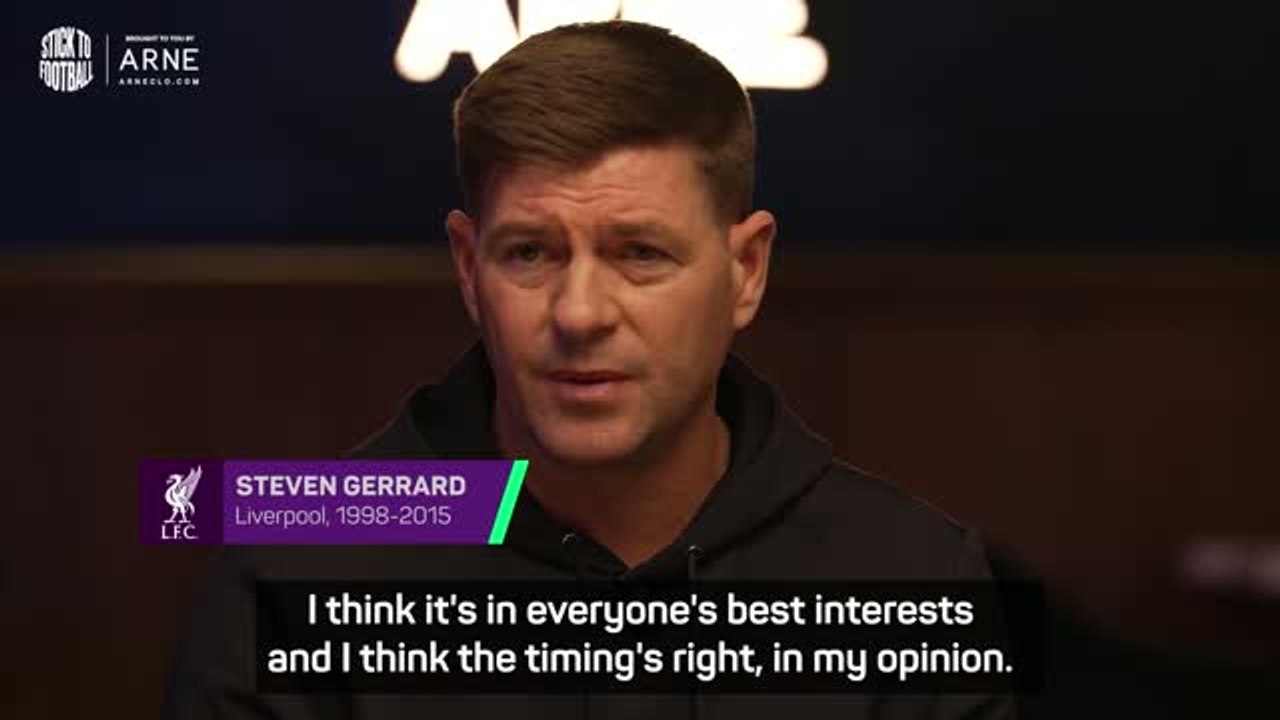 'Don't leave under a cloud' - Gerrard reveals emotional conversation with Salah
