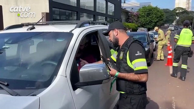 Transitar realiza ação educativa no trânsito em Cascavel