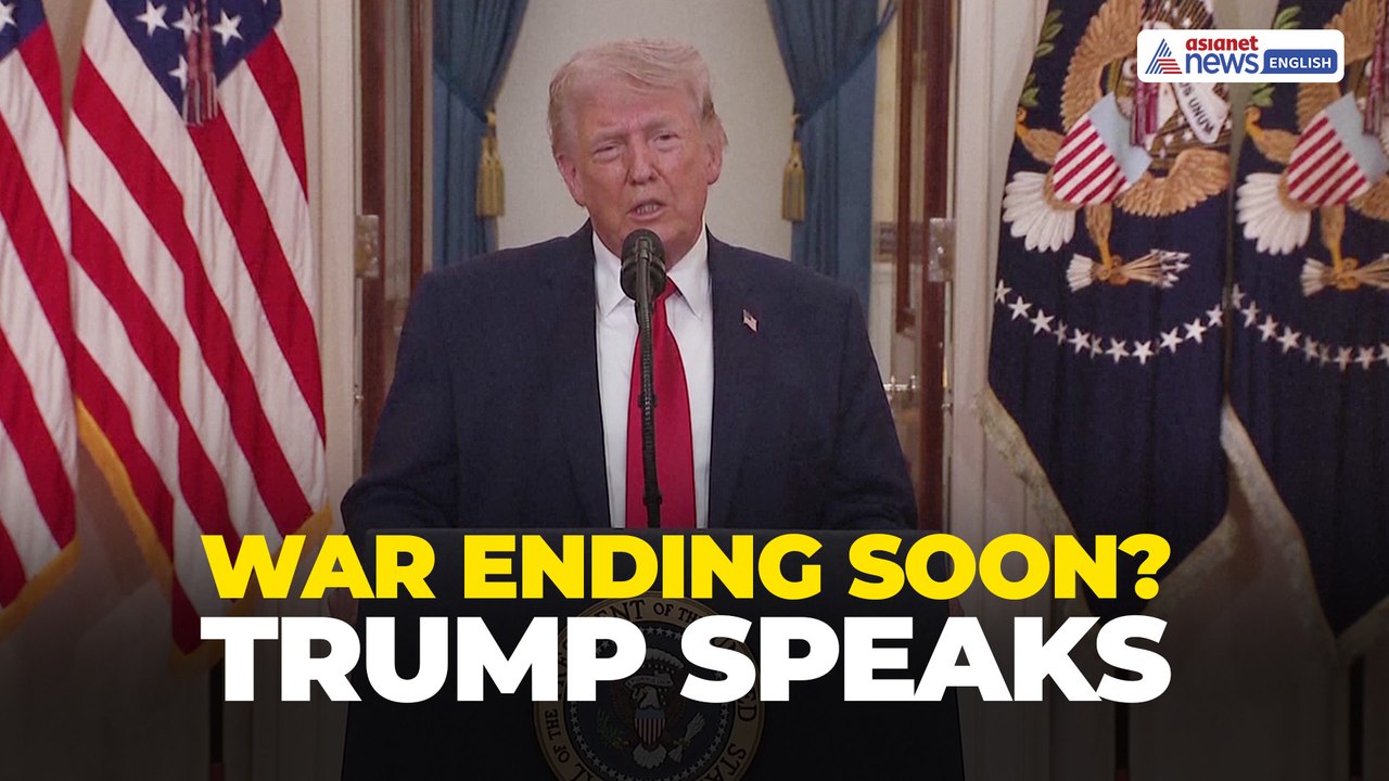 War Ending Soon? | Donald  Trump Addresses Nation, Big Claims on Iran Conflict