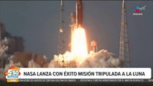 ¡La Nasa lanza con éxito misión tripulada a la Luna!