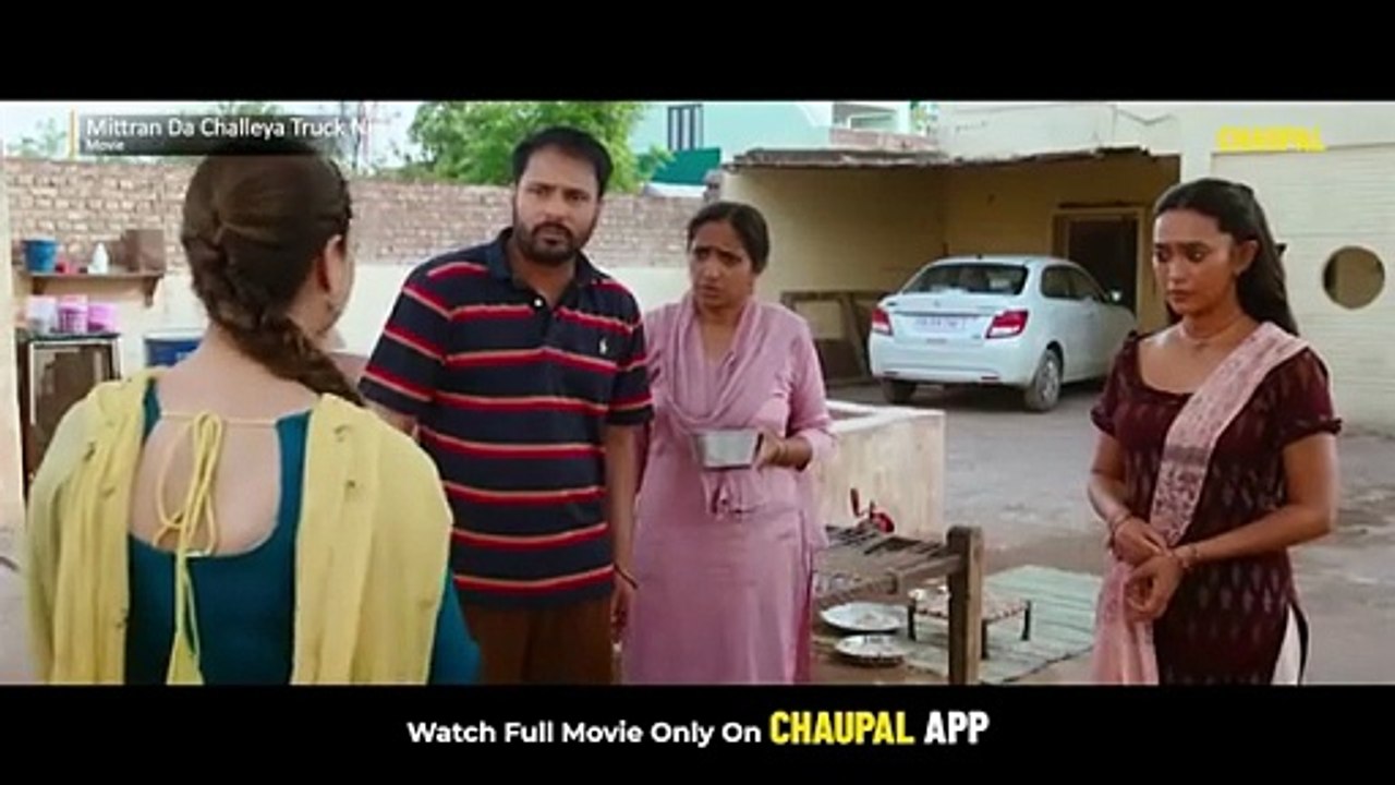 Amrinder Gill Vs Sunanda Sharma - Mittran Da Challeya Truck Ni - Latest Punjabi Movies - Chaupal App