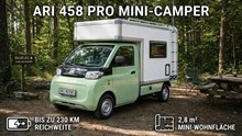 2026 Ari 458 Pro (Kleinstes Wohnmobil): 230 km Reichweite im Mini-Format