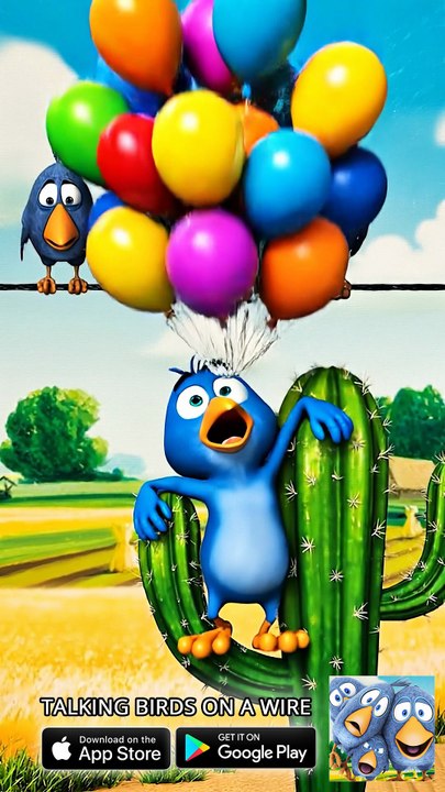 Funniest balloon flight fail! 😱 Talking Birds On A Wire Game