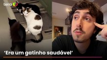 Felipe Castanhari relata perda de pet envenenado e faz alerta: ‘Era um gatinho saudável’