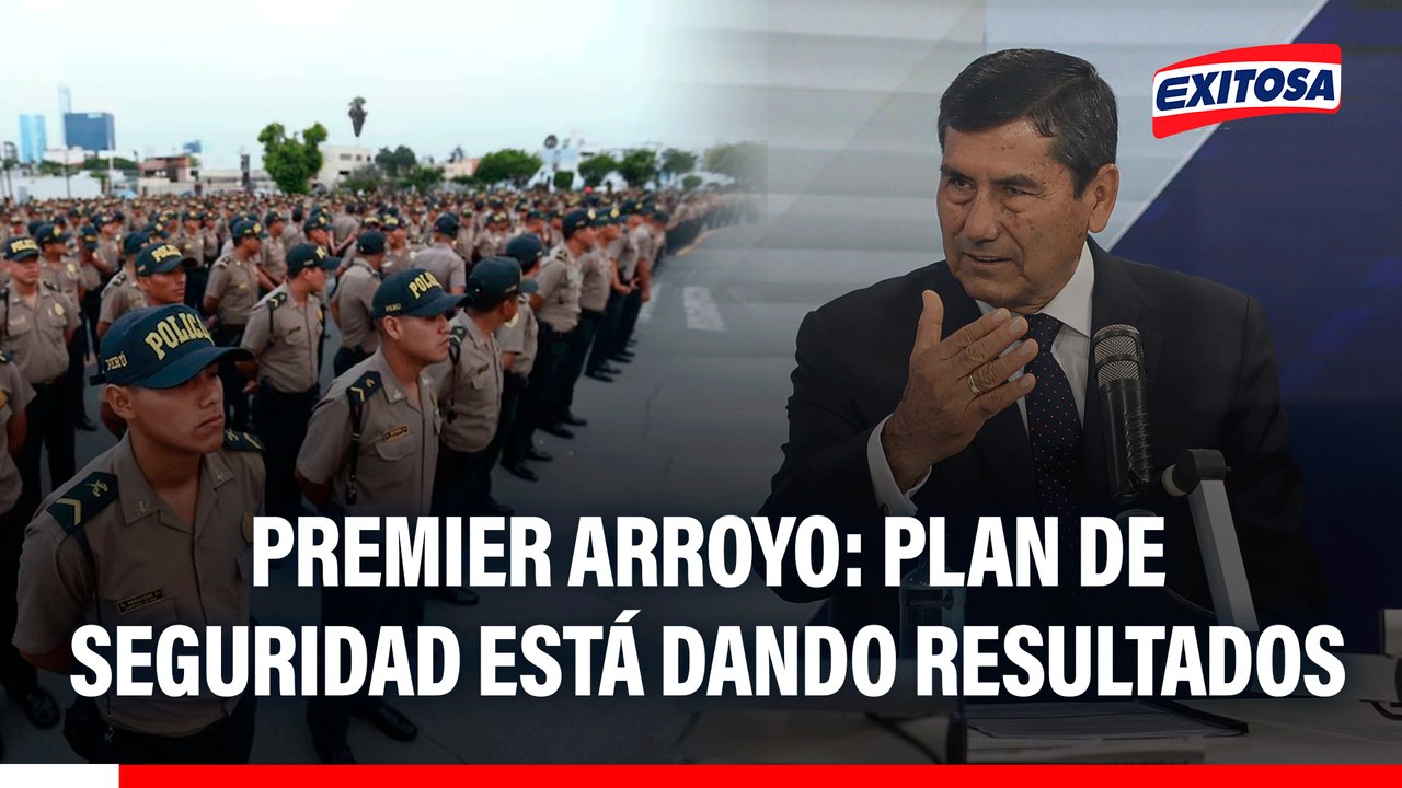 Premier Arroyo resalta Plan de Seguridad pese a nuevo ataque a bus: "Está dando buenos resultados"