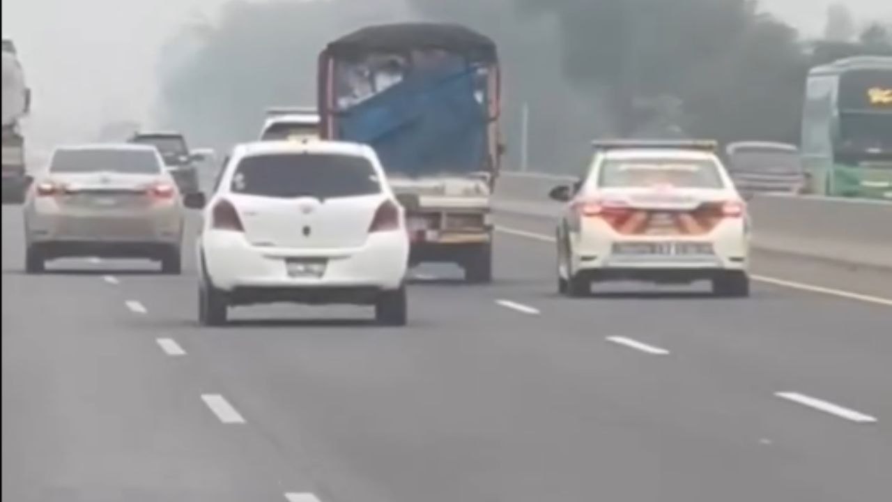 Gripping footage of criminal activity on Bhera Service Area on Lahore-Islamabad Motorway (M2)