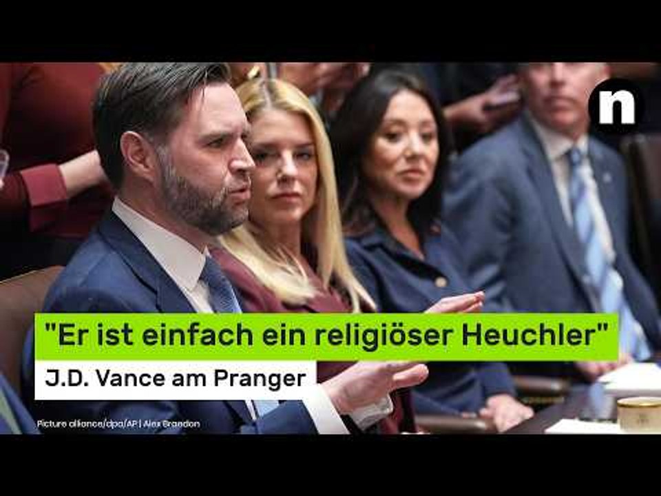 'Er ist einfach ein religiöser Heuchler' - J.D. Vance am Pranger