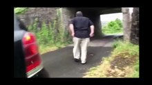 op banner 2 former soldiers tour Forkhill, South Armagh.