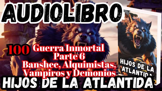 Audiolibro Los Hijos De La Atlántida Capitulo 100 Guerra Inmortal Parte 6 Banshee, Alquimistas, Vampiros y Demonios