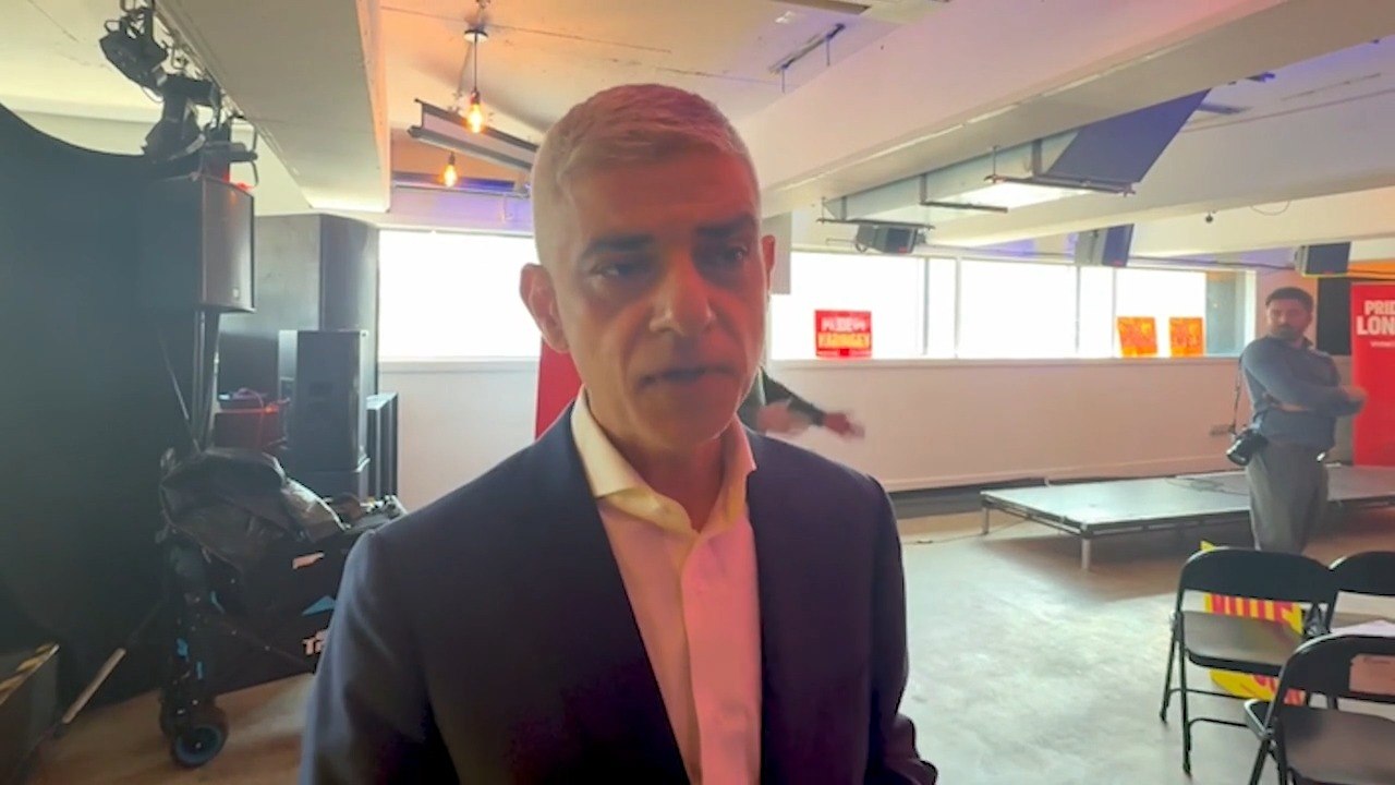 Sadiq Khan says a vote for an independent party will ultimately lead to Nigel Farage becoming Prime Minister