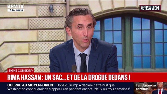 SIGNÉ CONSIGNY - On doit montrer l'exemple en toutes circonstances , rappelle Julien Aubert, vice-président LR, à propos de la drogue retrouvée dans le sac de Rima Hassan lors de son placement en garde à vue