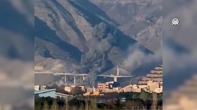 ABD ve İsrail, İran'ın Kerec kentindeki B1 Köprüsü'nü bir kez daha vurdu