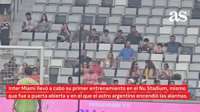 Messi enciende las alarmas en el primer entrenamiento de Inter Miami en el Nu Stadium