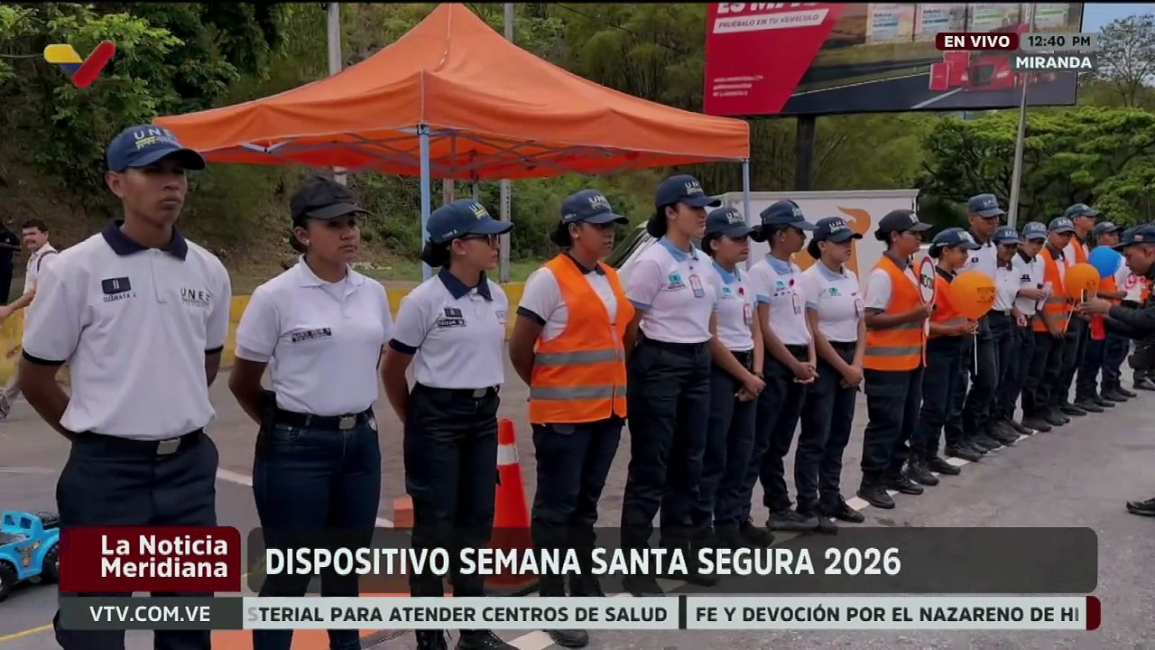 Dispositivo Semana Santa Segura resguarda las principales arterias viales de Miranda