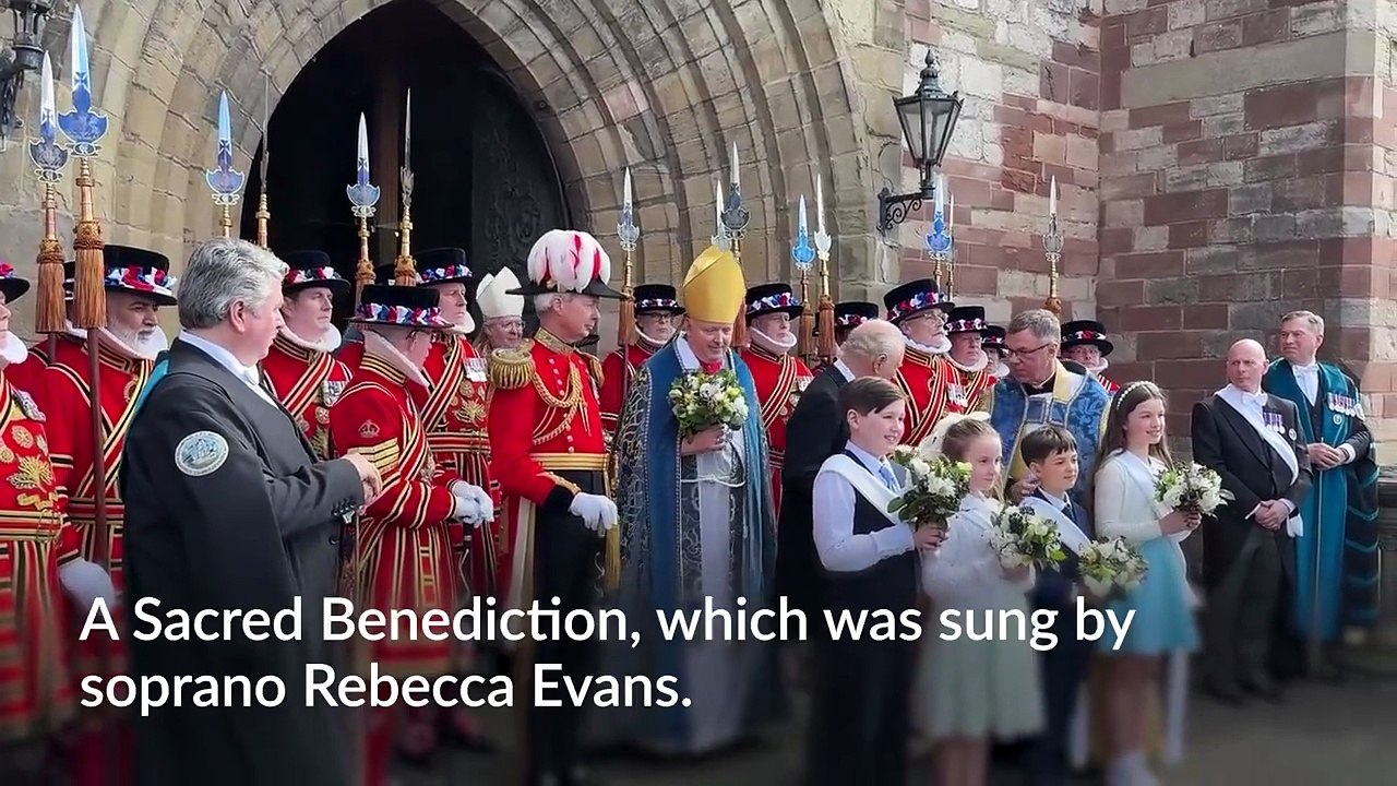 King and Queen attend Royal Maundy Service in North Wales