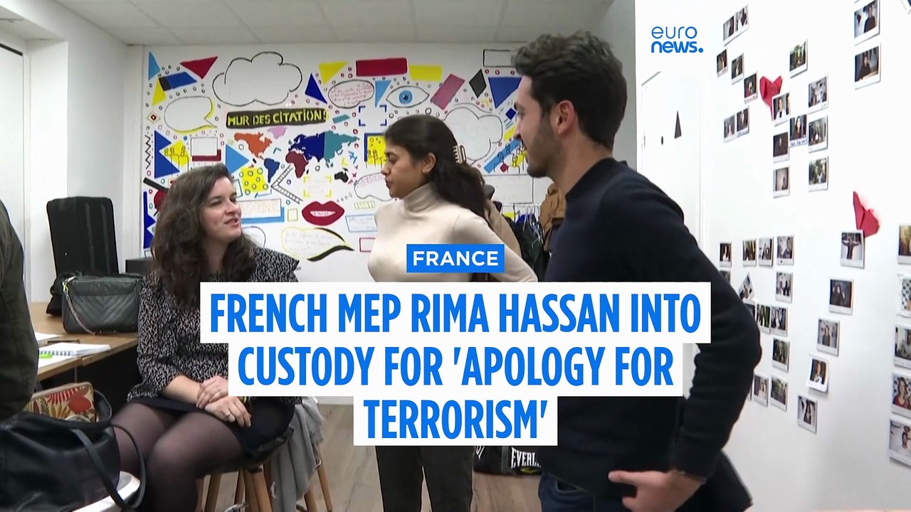 French MEP Rima Hassan in French police custody over alleged apology for terrorism